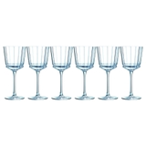 BỘ 6 LY VANG PHA LÊ PHÁP CRISTAL D'ARQUES MACASSAR 350ML