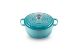 Nồi gang Le Creuset Brater rund Evo 24cm Blue Caribe