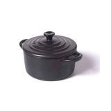 Nồi Gốm LeCreuset Mini Cocotte 10cm – 0,2L Black