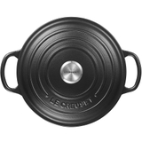 Nồi Gang LeCreuset Bräter Rund Evo 22cm Schwarz Matt