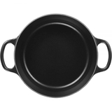 Nồi Gang LeCreuset Bräter Rund Evo 24cm Schwarz Matt