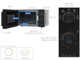 Lò vi sóng Electrolux EMM23K22B 23 lít