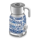 Máy đun sữa, socola SMEG MFF01DGBEU họa tiết Dolce&Gabbana xanh gốm