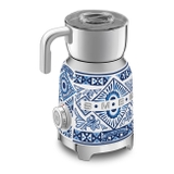 Máy đun sữa, socola SMEG MFF01DGBEU họa tiết Dolce&Gabbana xanh gốm