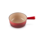 Quánh gang không nắp LeCreuset Schwenkkasserolle 24cm Kirsche - màu đỏ