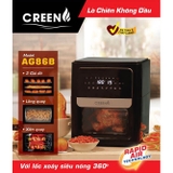 Nồi chiên không dầu Creen AG86B (12 lít – New 2022)