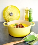 Nồi gang LeCreuset Bräter rund Evo 20cm gelb màu vàng