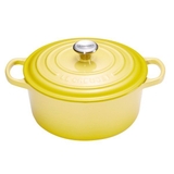 Nồi gang LeCreuset Bräter rund Evo 20cm gelb màu vàng
