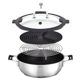 Nồi Hấp Rosle Silence PRO 91978 28cm Lớp Chống Dính ProResist