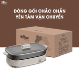 Nổi lẩu nướng đa năng 2 khay Bear SB-NL45K