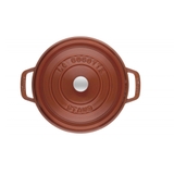 Nồi gang tròn STAUB COCOTTE CIN 24CM - 3,7L màu cam quế