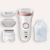 Máy cạo lông khô & ướt, Cạo râu, tỉa lông Braun Silk-epil 9-720
