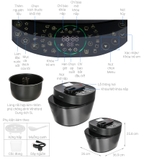 Nồi áp suất đa năng Philips 1090W HD2151/66 5L