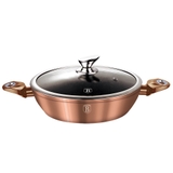 Nồi chảo có nắp 2 quai cầm Berlinger Haus BH/1519N 28cm - màu rose gold