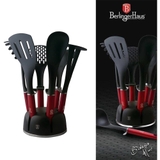 Set dụng cụ nấu ăn 7 chi tiết Berlinger Haus BH/6241N - màu đen/đỏ