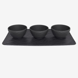 Set 3 bát nước chấm Villeroy & Boch kèm khay Manufacture