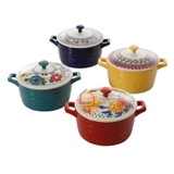 Sét 4 nồi sứ mini The Pioneer Woman Floral Medley