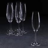 Set 6 Ly uống rượu vang trắng Bohemia Colibri 220 ml Champagne Flute 6pcs