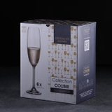 Set 6 Ly uống rượu vang trắng Bohemia Colibri 220 ml Champagne Flute 6pcs