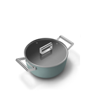 Nồi casserole SMEG CSF2412EGM 24cm màu xanh ngọc (vung kính)