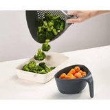 Set rổ có tay cầm Joseph Joseph 40094 Colander Nest Nest™set 2 món màu xám