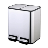 Thùng rác đạp chân đôi Elpheco ELPH7713 40L - 2 ngăn 20L + 20L