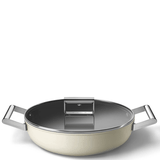 Nồi chảo SMEG CKFD2811CRM màu kem (vung kính)