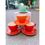Bộ 2 tách 2 đĩa cafe Le Creuset 207ml
