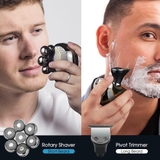 Máy Cạo Râu, Đầu Trọc, Hói Men's Shaver RQ 7900, Cắt Tóc, Đa Năng, 7D, Cạo Khô & Ướt