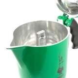 Ấm pha cafe Bialetti Moka Express Alpina hình mũ thợ săn màu xanh lá - 3 tách/ lần ( không dùng cho bếp từ )