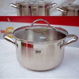 Nồi inox Đức ELO Montana 20cm, 24cm, 16cm Dùng cho Bếp từ Tốt Inox 304 Cao Cấp Nhập Khẩu