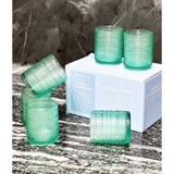 Set 6 cốc hạt cườm Viola From Germany 295ml dáng trụ thủy tinh cao cấp