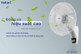 Quạt treo tường Hatari HF-W18R1 có điều khiển từ xa