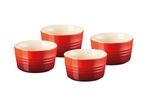 Set 4 hũ LeCreuset 8 cm