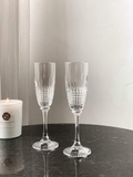 Set 2 Ly champagne Rogaska Diamond