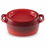 Nồi gang LeCreuset Bräter oval Doufeu 32 cm