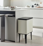 THÙNG RÁC NẮP NHẤN HANSSEM 30L