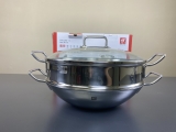 CHẢO TỪ ZWILLING PLUS WOK 32CM KÈM XỬNG HẤP