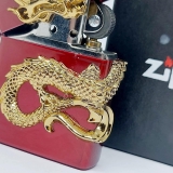 Bật lửa Zippo Dragon ốp Rồng vàng Made in USA