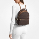 Balo Nữ Michael Kors MK Valerie Medium Logo Backpack 30F2G9VB2B Màu Nâu