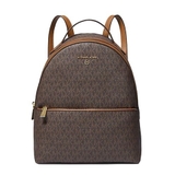 Balo Nữ Michael Kors MK Valerie Medium Logo Backpack 30F2G9VB2B Màu Nâu