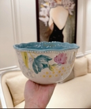 Sét 3 âu sứ The Pioneer Woman SWEET ROSE SENTIMENT SERVING BOWLS