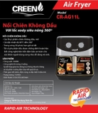 NỒI CHIÊN KHÔNG DẦU CREEN CR-AG11L