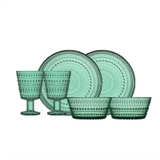 Bộ bát, đĩa, ly màu xanh ngọc bích Ranke Home EU