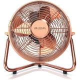 QUẠT ĐỂ BÀN BRANDSON VENTILATOR 25CM WOW AKTION - MÀU ĐỒNG