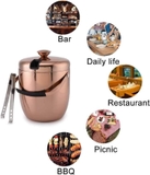 Xô đá inox ICE BUCKET màu đồng