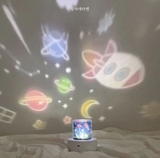 Đèn chiếu mini Mooas Wonderland Rotating Projector Melody Nightlight Made in Korea