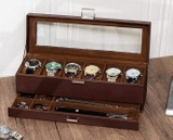 Hộp đựng đồng hồ bọc da siêu sang Practical