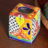 Hộp đựng giấy ăn Handmade Talavera - Made in Mexico