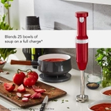 Máy xay cầm tay không dây KitchenAid - màu đỏ siêu đẹp